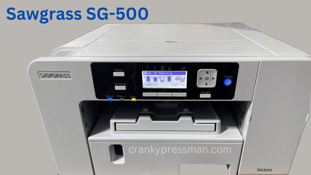 håndbevægelse Litterær kunst dug Beginner's Guide to Sawgrass SG-500 Printer - Overview/Setup